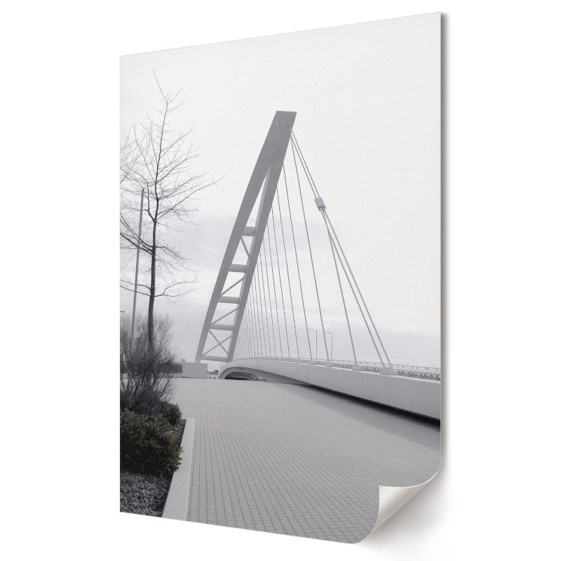 Plakat canvas Wallfluent Format A2 Szary most Artysta Sample 1 szt.