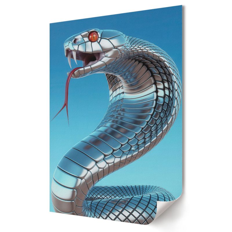 Plakat na płótnie Wallfluent Format A1 Metaliczny wąż Kolektyw Modern Axis 1 szt.