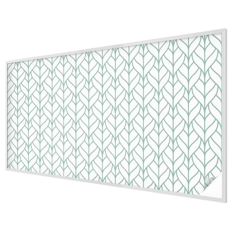 Witraż Samoprzylepny Wallfluent 200x116 cm Stylowa Dekoracja Okna Geometryczny wzór roślinny harmonijny 1 rol.