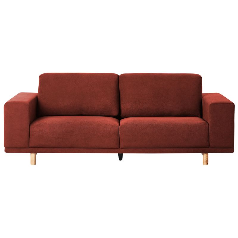 Sofa dla 3 osób Nivala Czerwony 1 szt.