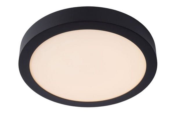 Plafon sufitowy nowoczesny Lucide Brice czarno-biały LED 30W 3000K 1997lm IP44 wym: 3,9 x 30 x 30 cm akryl - 1 szt.