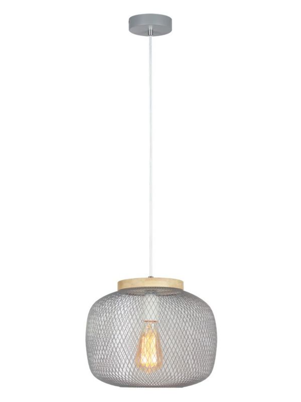 Lampa wisząca Rabalux Rupert popielaty wym: 150 x 30 x 30 cm 1xE27 x 1 szt.
