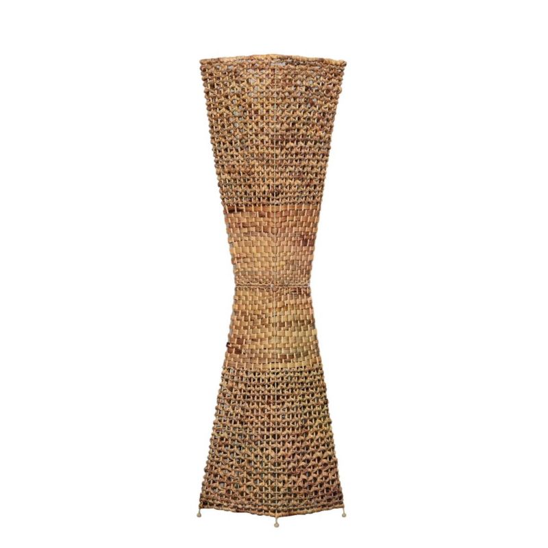 Lampa podłogowa stojąca Abruzzo Carlotta brązowa 2 x E27 x 40W wym: 130 x 30 x 30 cm - 1 szt.