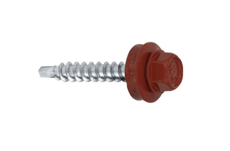 Wkręty Farmerskie Do Drewna Mag-Krak 4,8X100Mm Ral 3009 Farmery 100 szt.