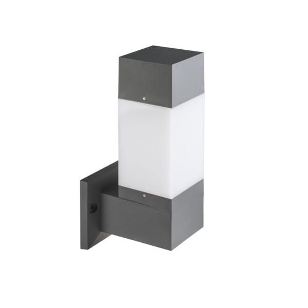Kinkiet ścienny zewnętrzny Kanlux Invo grafitowo-biały 1 x E27 x 20W IP54 wym: 43 x 17 x 17 cm - 1 szt.