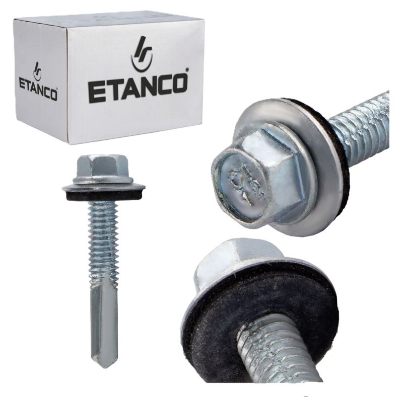 Wkręty samowiercące do metalu Etanco GT12 Z14 5,5x35 mm ocynk 250szt