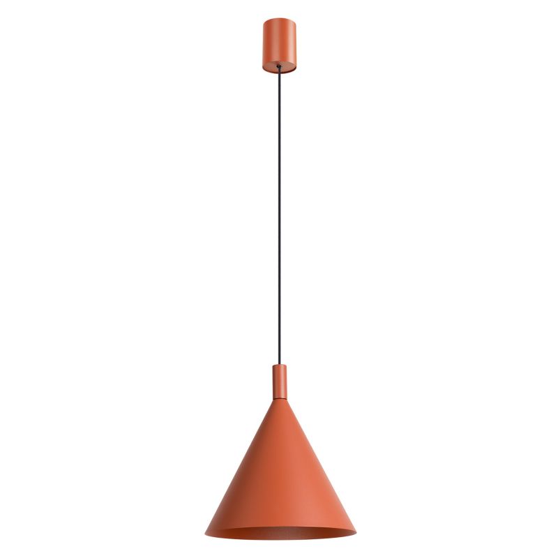 Lampa wisząca NOX 25 ochra czerwona Sollux Lighting 1 szt.