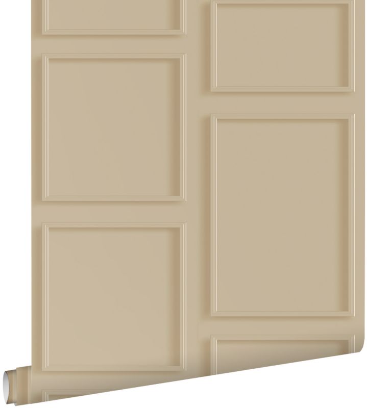 Tapeta ESTAhome panele ścienne piaskowego beżu 50 x 900 cm - 1 rol.