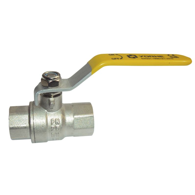 Zawór Gazowy Kurek do Gazu Kulowy GW / GW 3/4" x 3/4" 0,5 MPa INVENA 1 szt.