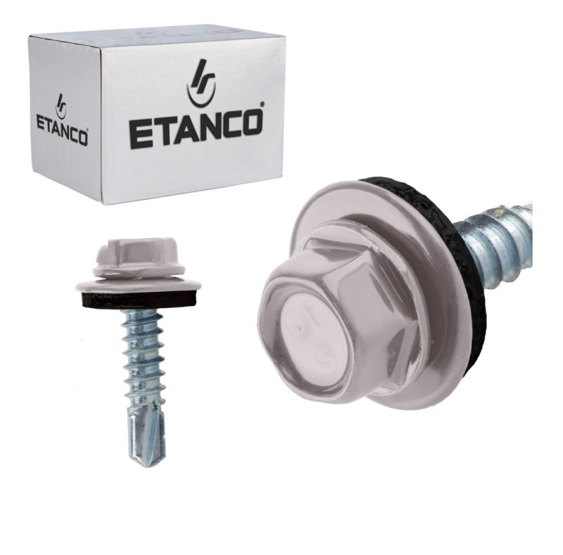 Wkręty samowiercące do metalu Etanco GT5 Z14 5,5x19 mm RAL 9007 250szt