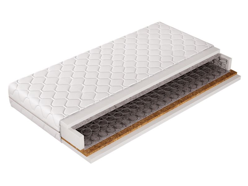 Dwustronny materac sprężynowy MIRJAN 24 Mido Kokos 17 cm 120x200 1 szt.