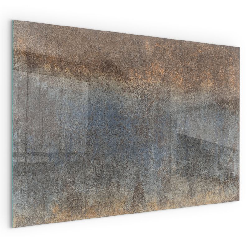 Szklana Podkładka Pod Kominek Prostokąt Wallfluent 60x40 cm Teksturowany wzór abstrakcyjny 1 szt.