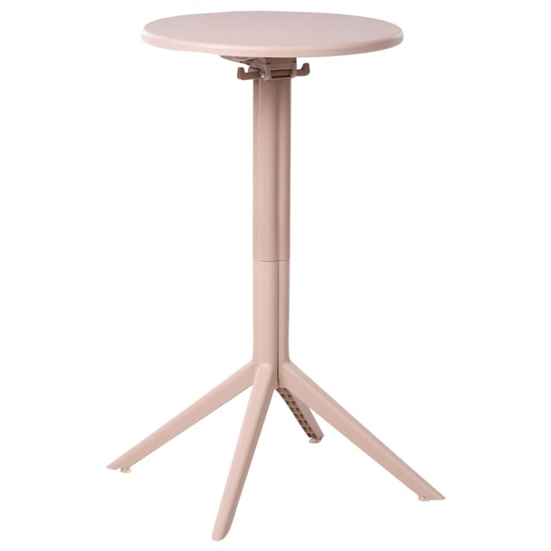Stolik ogrodowy barowy Legrena 60 cm 60 cm Beżowy 1 szt.