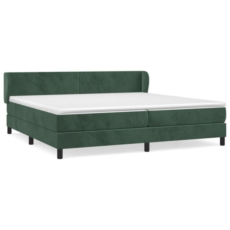 Łóżko kontynentalne WaszeMeble 200x200 cm zielone WM-3127394 1 szt.