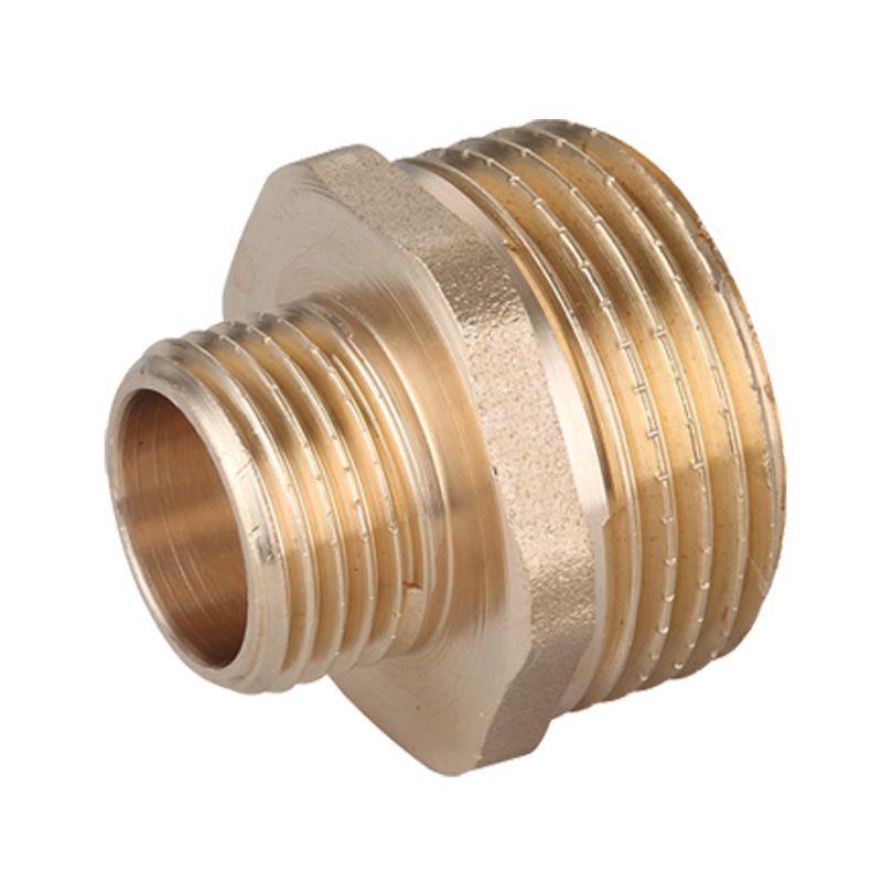 Nypel Mosiężny INVENA Złączka Hydrauliczna Redukcyjna GZ 3/4"x3/8" 1 szt.