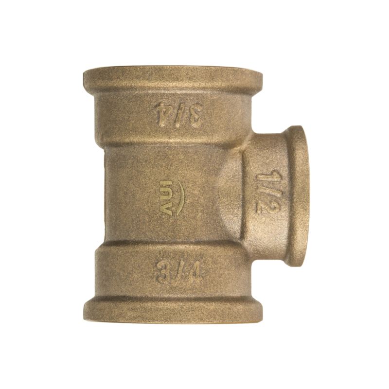 Trójnik Hydrauliczny INVENA Mosiężny Redukcyjny GW 3/4"x1/2" 95 C 1 szt.