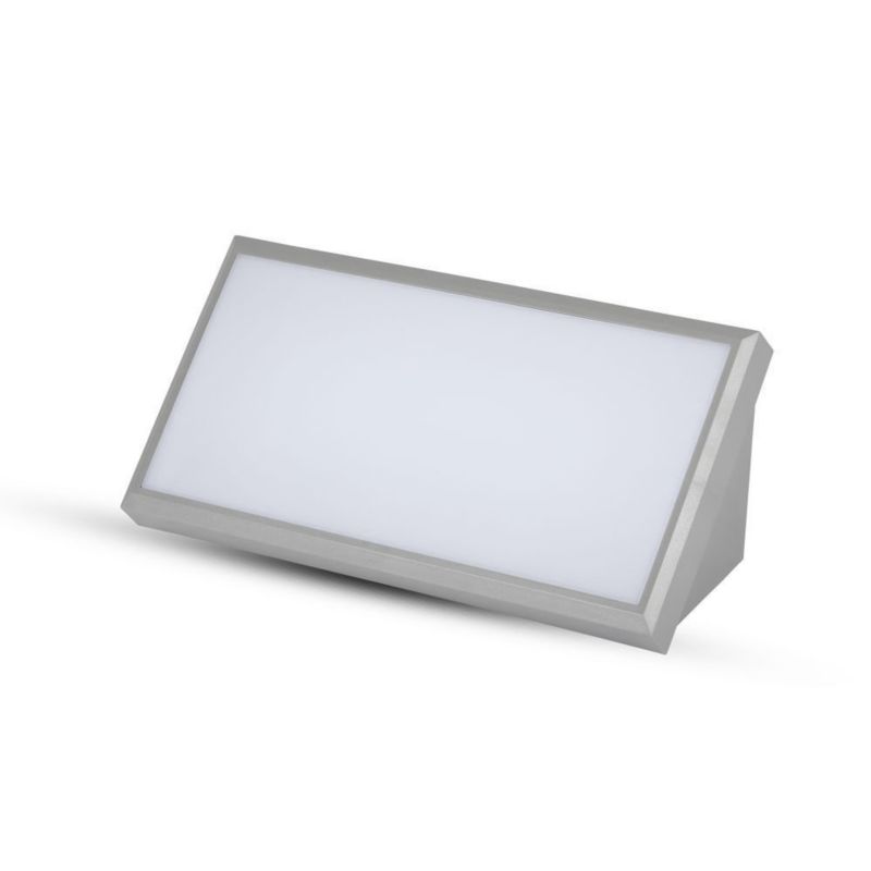 Kinkiet ścienny zewnętrzny V-TAC szary LED 20W 4000K 2050lm IP65 wym: 11,4 x 31,9 x 17 cm tworzywo sztuczne - 1 szt.