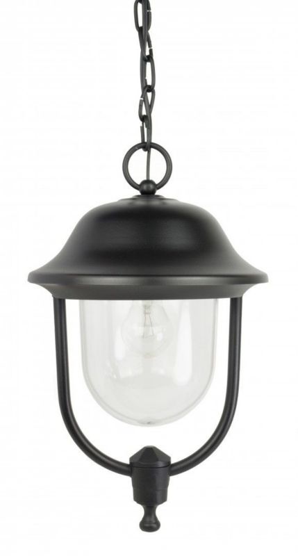 Lampa sufitowa zewnętrzna SU-MA Prince czarna 1 x E27 x 60W IP43 wym: 81 x 25 x 25 cm - 1 szt.