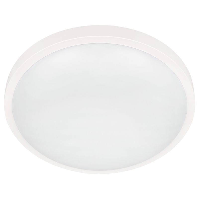 Plafon MasterLED Luvo 2x E27 czujnik ruchu DIP 30,5 cm IP44 okrągły biały 1 szt.