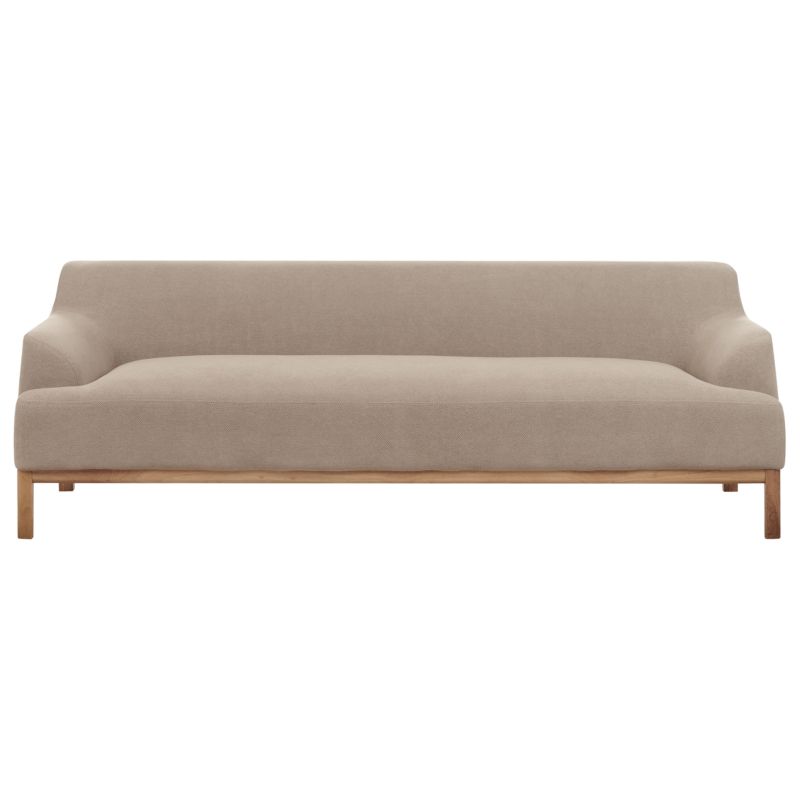 Sofa dla 3 osób Sosjo Beżowoszary 1 szt.