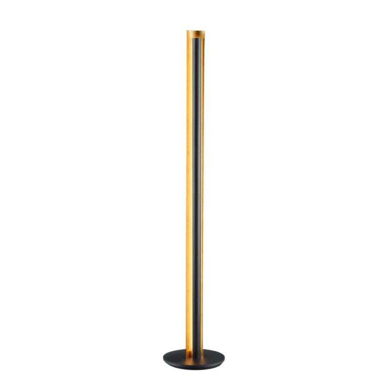 Lampa podłogowa stojąca Trio Texel złoto-czarna LED 15W 3000K 1450lm wym: 142,5 x 25 x 25 cm - 1 szt.