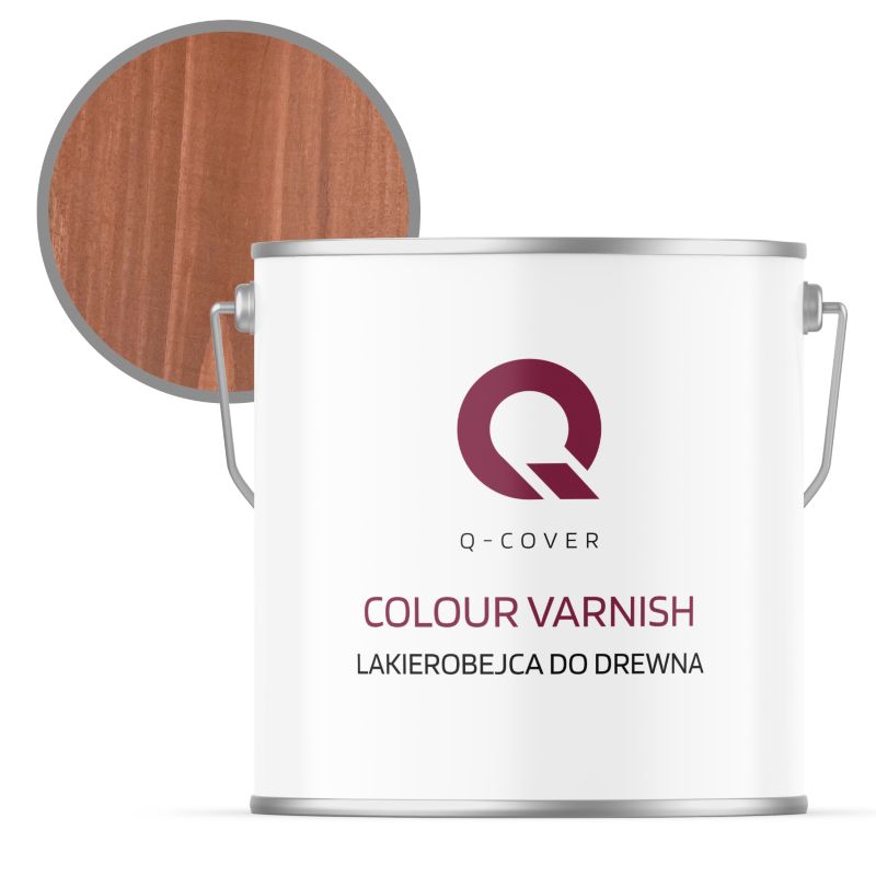 Lakierobejca do Drewna 3w1 Q-Cover Orzech Satyna 5L