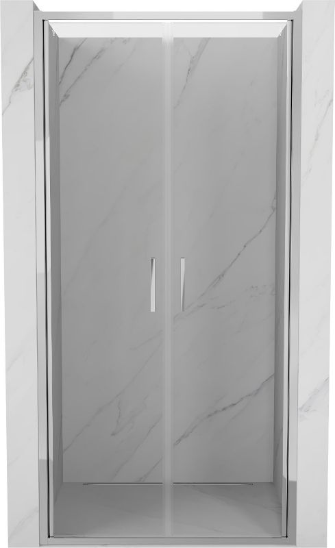 Drzwi prysznicowe podwójne uchylne Mexen Exo transparent chrom 70 cm 1 szt.