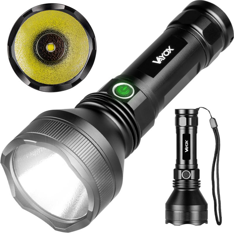 Latarka taktyczna Vayox VA0109 akumulatorowa wodoodporna IPX5 1900lm 1 szt.