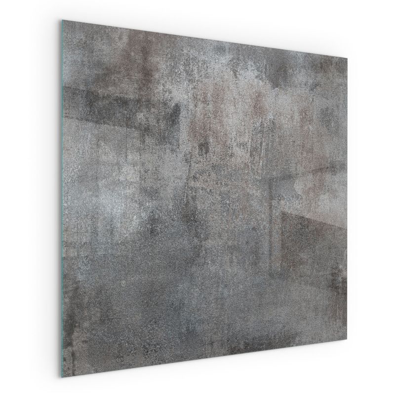 Szklana Podkładka Pod Kominek Kwadrat Wallfluent 50x50 cm Faktura surowego materiału 1 szt.