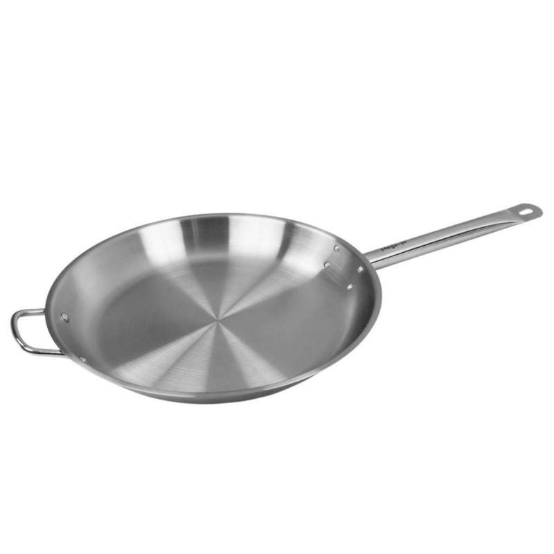 Patelnia ze stali nierdzewnej Mega-M Indukcja, Gaz śr.36cm 1 szt.