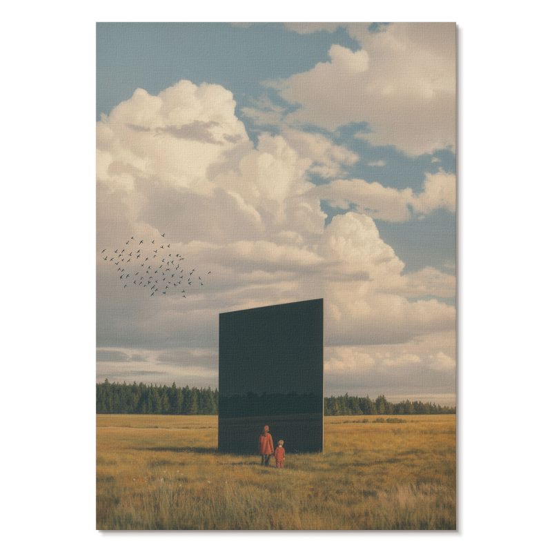 Obraz Plakat Canvas Tulup 42x59,4 cm (A2) Zagadkowy monolit Do salonu, biura, sypialni 1 szt.