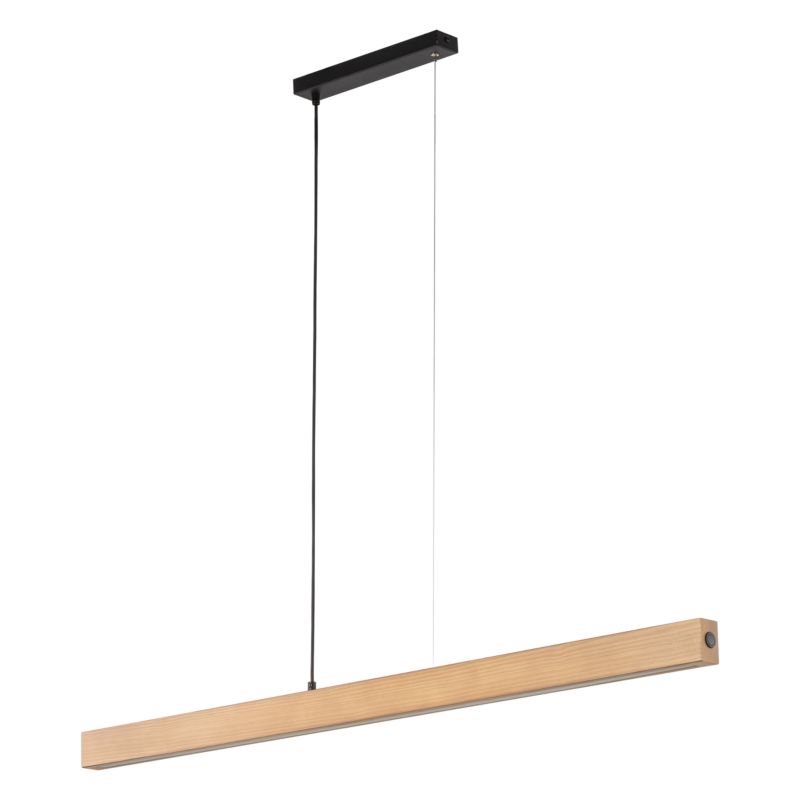 Lampa TK-Lighting Teo Led Lampa Wisząca drewniana belka 126cm - 1 szt.