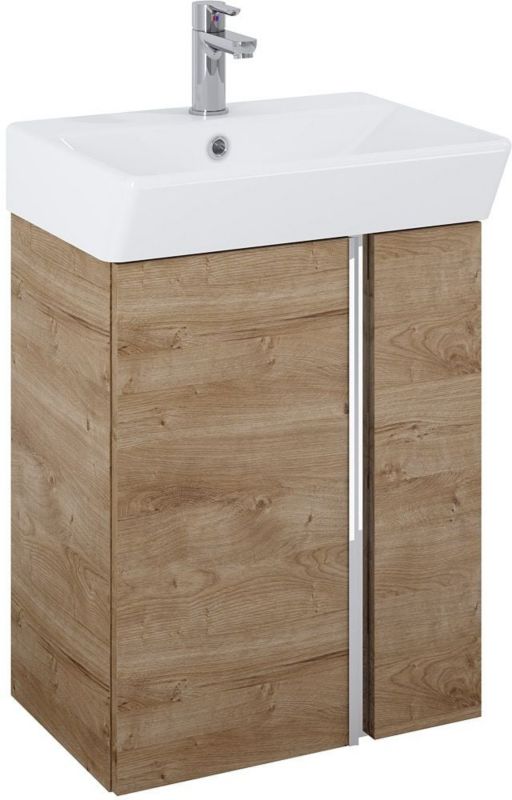 Szafka łazienkowa z umywalką Elita Skye 50,5 cm dąb canela Soft-Close, 1 szt.