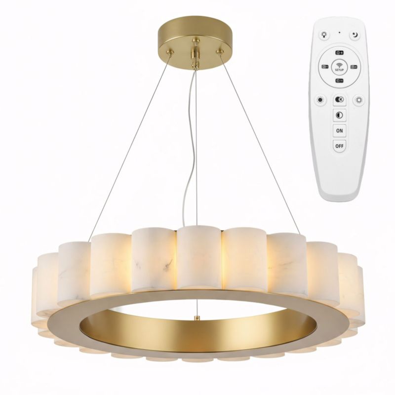 Lampa Sufitowa Wisząca Toolight App1801-Cp Złoty Szczotkowany 1Szt