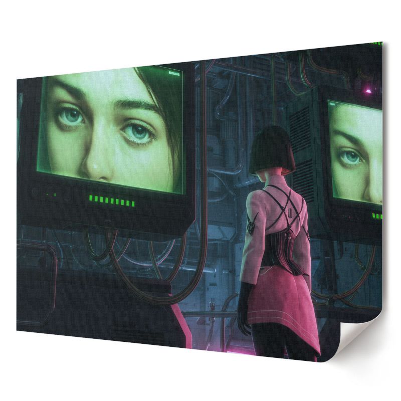 Plakat canvas Wallfluent Format A1 Futurystyczna technologia Artysta Patryk Michalski 1 szt.