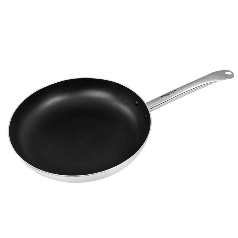 Patelnia aluminiowa Mega-M z powłoką nieprzywierającą Indukcja, Gaz śr.36cm 1szt.