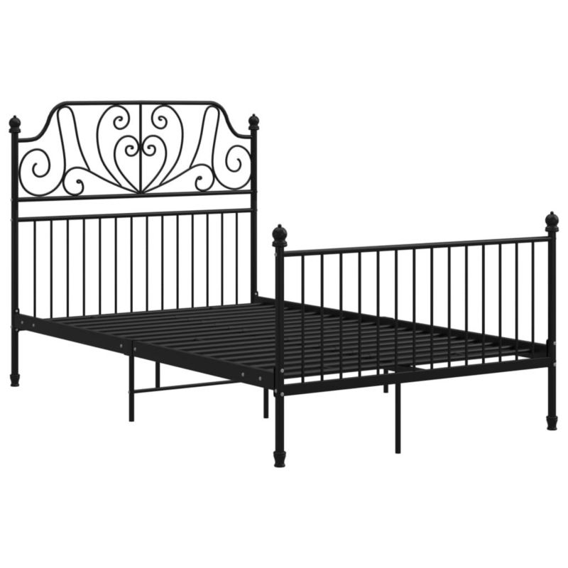 Łóżko metalowe WaszeMeble 120x200 cm czarna WM-324847 1 szt.
