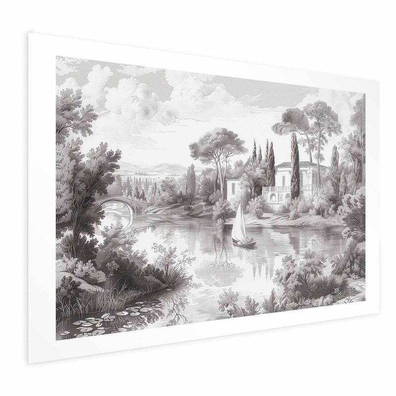 Plakat Artgeist Pejzaż vintage 60x40 cm bez ramy 1 szt