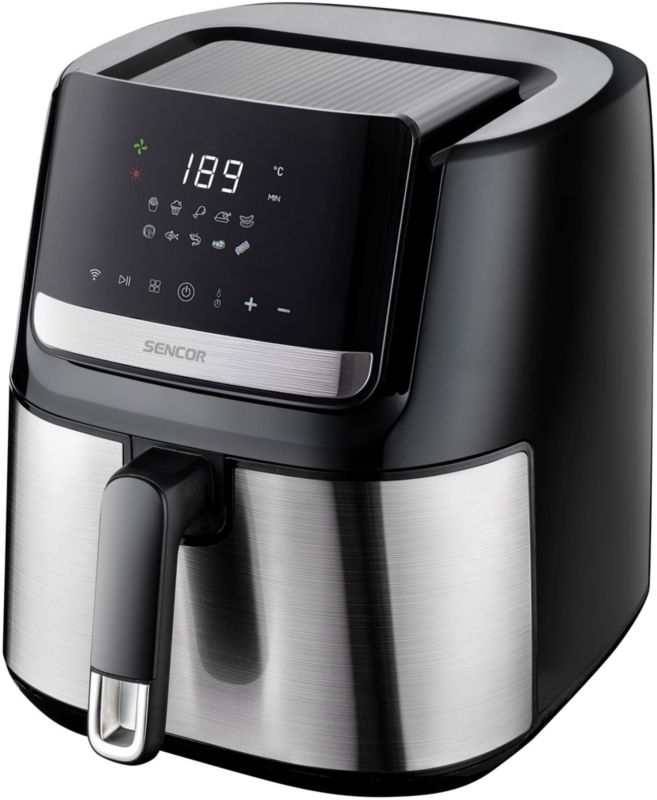 Frytownica Beztłuszczowa Sencor SFR 6600SS AirFryer 6,5L 1600W Led Czarna 1 szt