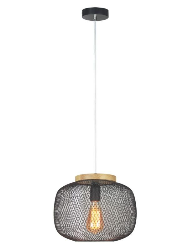 Lampa wisząca Rabalux Rupert czarna wym: 150 x 30 x 30 cm 1xE27 x 1 szt.