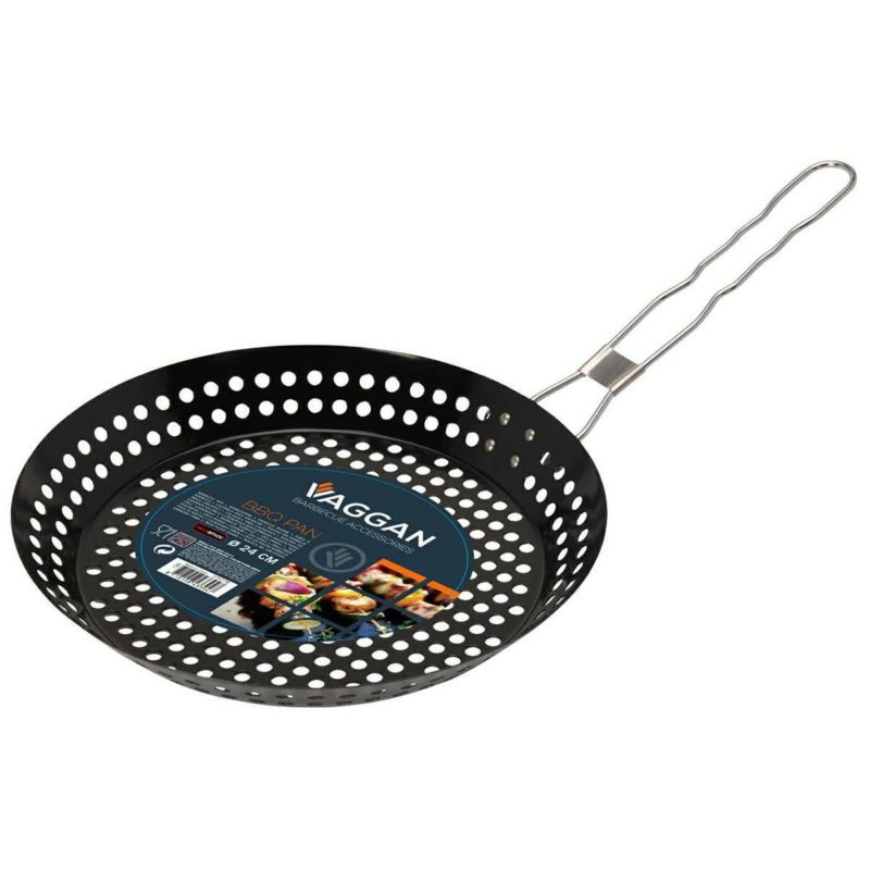 Patelnia grillowa ProGarden nieprzywierająca składana rączka 30,5 cm 1 szt.