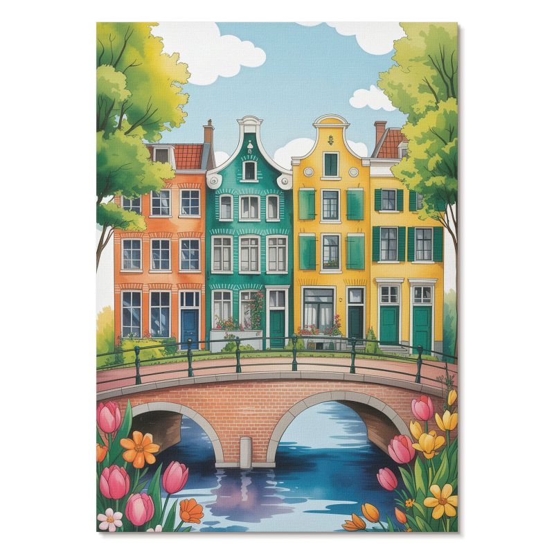 Plakat na Ścianę Tulup 59,4,x84 cm (A1) Kolorowy kanał Do salonu, sypialni, biura 1 szt.