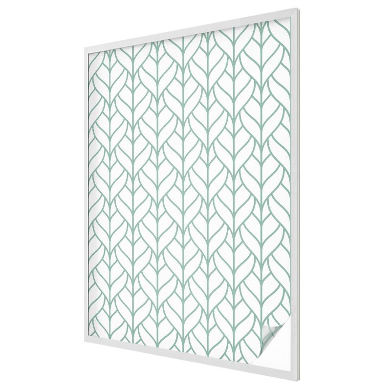 Witraż Samoprzylepny Wallfluent 100x146 cm Stylowa Dekoracja Okna Geometryczny wzór roślinny harmonijny 1 rol.