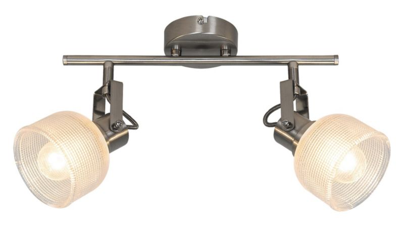 Reflektor spot Rabalux Francis chrom satynowany 2 x E14 x 28W IP20 wym: 17 x 33 x 12 cm - 1 szt.