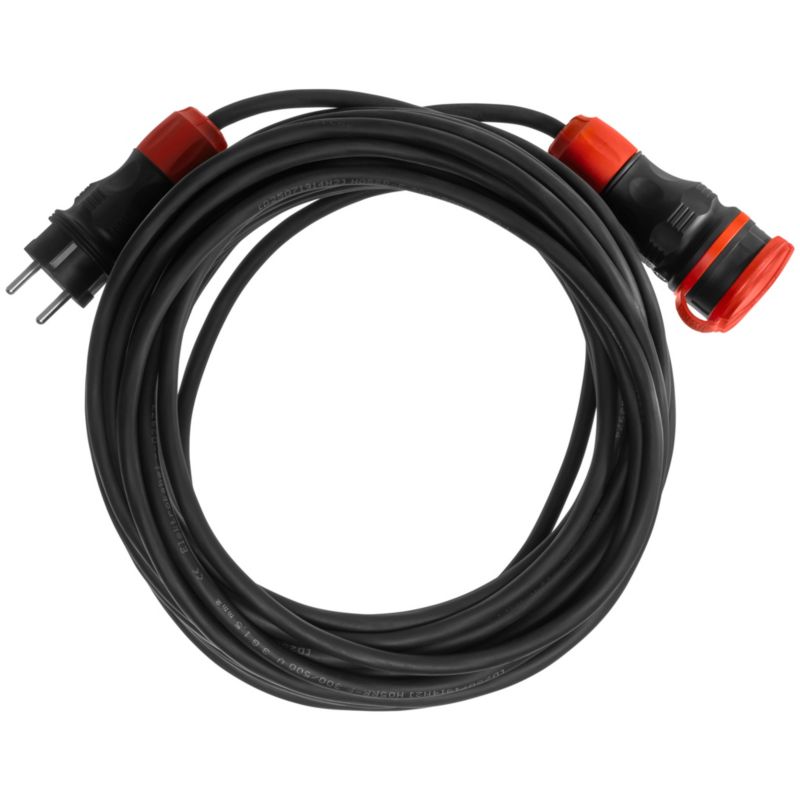 Przedłużacz specjalistyczny KEL X1 30 m 1 gniazdo 3 x 1,5 mm² H05RR-F IP54 gumowy 1 szt.