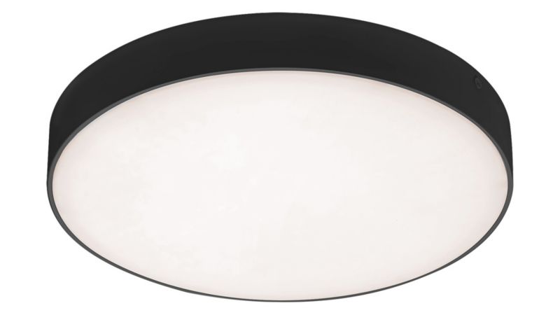 Lampa sufitowa zewnętrzna Rabalux Tartu czarny mat LED 24W 2800K-6000K 2500lm IP44 wym: 4 x 30 x 30 cm - 1 szt.