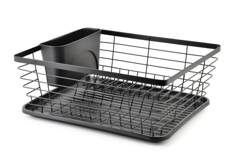 Ociekacz metalowy BASIC KITCHEN MONDEX 36,3x30,2x14,5cm czarny 1szt