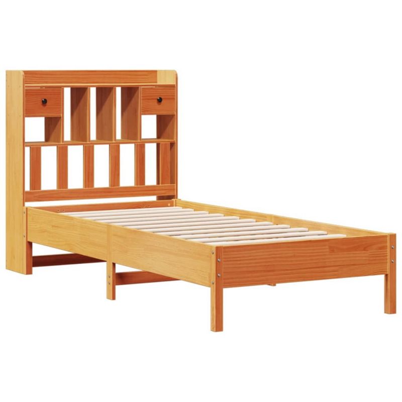 Łóżko drewniane WaszeMeble 75x190 cm brąz WM-3322935 1 szt.