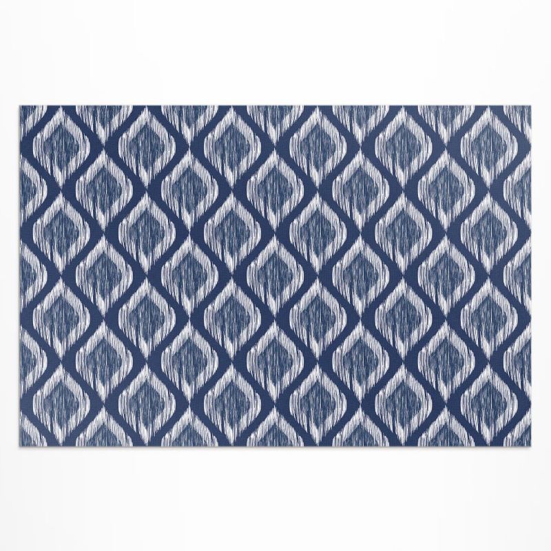 Winylowy Chodnik Zewnętrzny Wallfluent 140x210 cm Elegancki wzór imitacja tkaniny 1 szt.