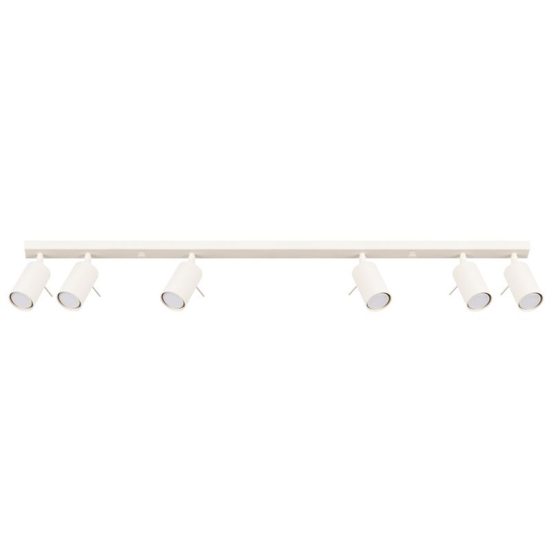 Spot oprawa sufitowa Sollux Lighting Ring beżowy 6 x GU10 x IP20 wym: 17 x 117 x 6 cm - 1 szt.